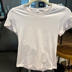 Aritzia Light Pink Short Sleeve Tee